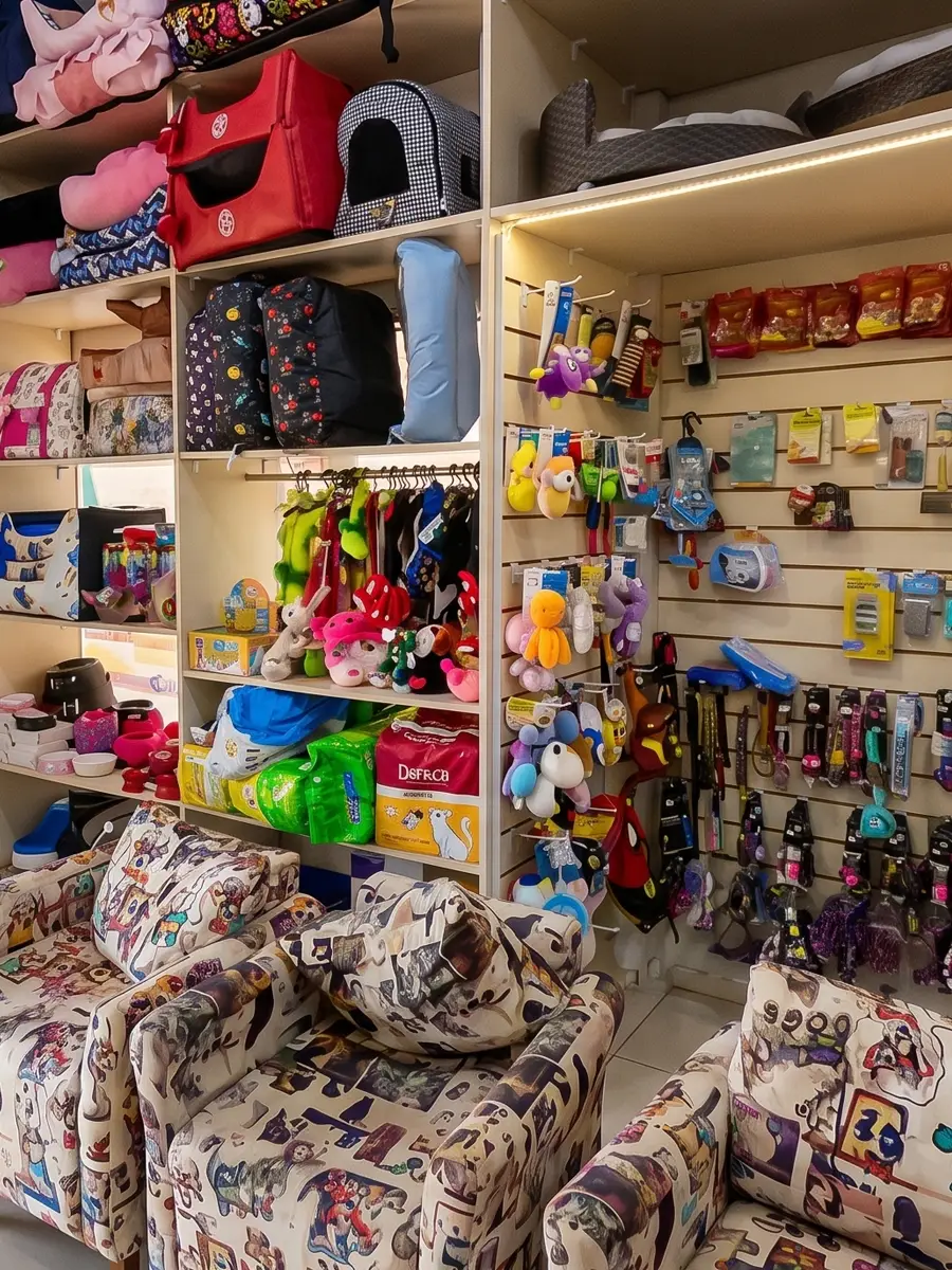 Pet shop e conveniência