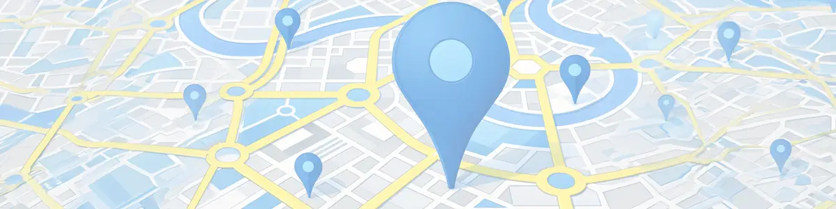 Mapa ilustrativo da região